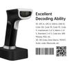 Wireless QR 2D Barcode Scanner with Cradle Handheld USB Wired Bar Code Reader Support Paper and Screen Compatible with
