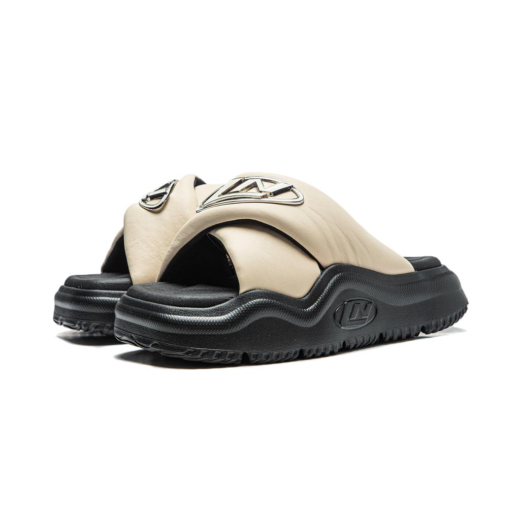 Li Ning Sandalo a Ciabatta alla Moda Sandali a Ciabatta Calzature Donna Giallo AGAU006-5