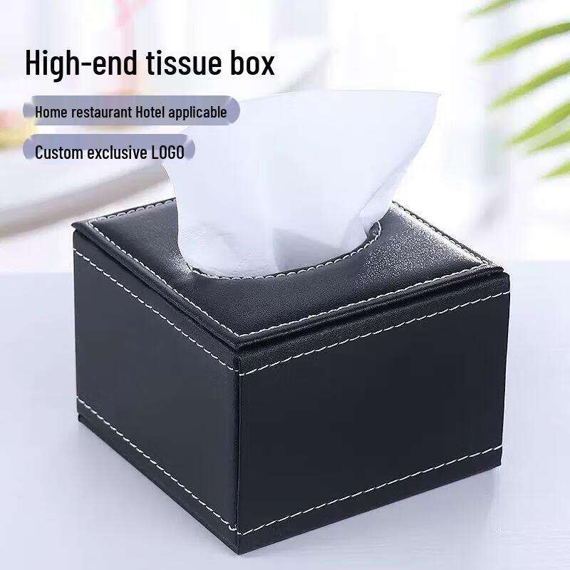 Square Commercial Desktop Tissue Box