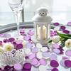 200Pcs Purple White Rose Petals for Wedding Lavender Purple Silk Petals Wedding Aisle Decor Flower Girl Scatter Petal for Valentine's Day Flower