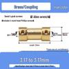 Brass Shaft Coupling Connector for Transmission (2-5mm)
