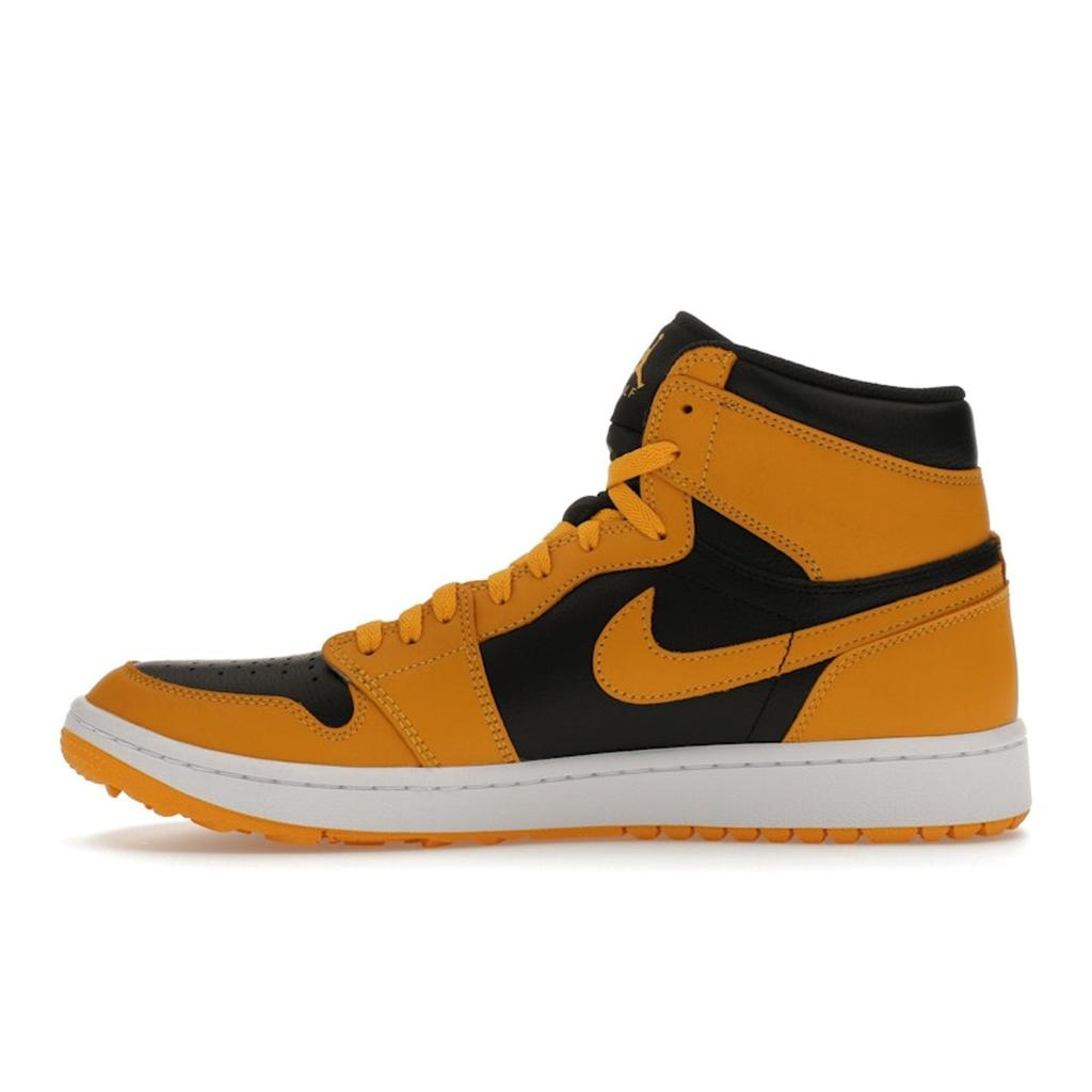 Air Jordan 1 High Golf Pollen Unisex Sneakers Yellow Black White DQ0660-700