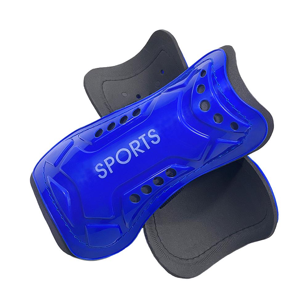 Breathable Adult Football Shin Guards with Protective Straps