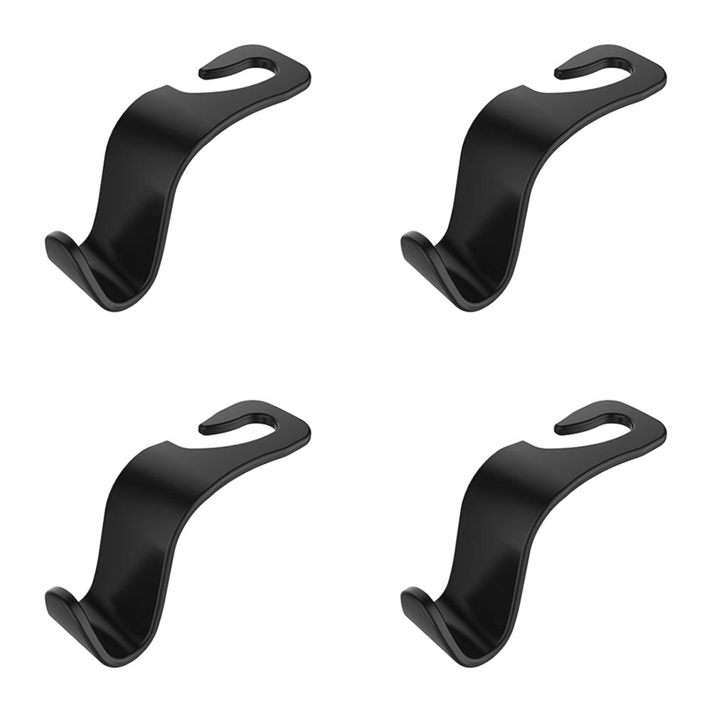 1-4Pcs Car Seat Headrest Hook Plastic Mobile Phone Holder S-Type Car Clips Front Seat Headrest Organizer Holder Car Accessories