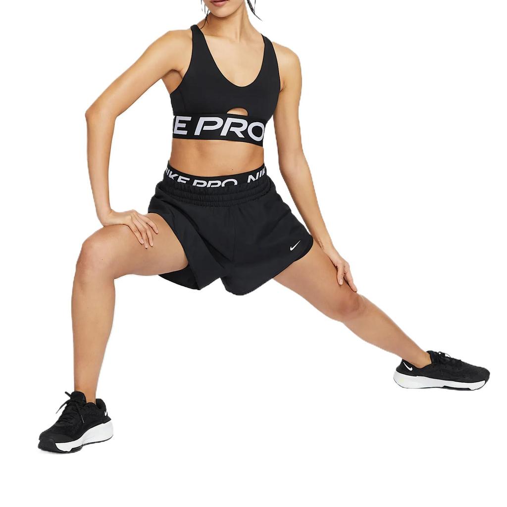 Nike Dri-Fit Comfortable Stylish Versatile Two-In-One Sports Shorts Women Shorts Black HJ1205010