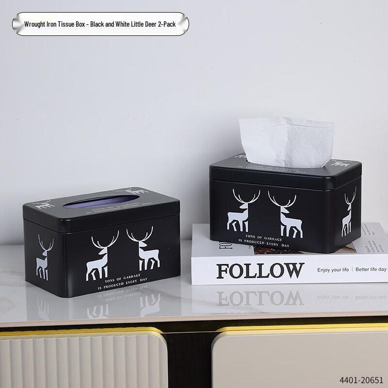 Light Luxury Creative Desktop Tissue Box