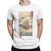 Funny Catzilla Japan Cat Kitten Lover Men T Shirt Male Casual Tees Summer Hombre Oversized Tee Harajuku Shirt Men Clothing