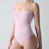 Slimming Nude Cami Bodysuit with Detachable Straps and Breathable Tummy Control.