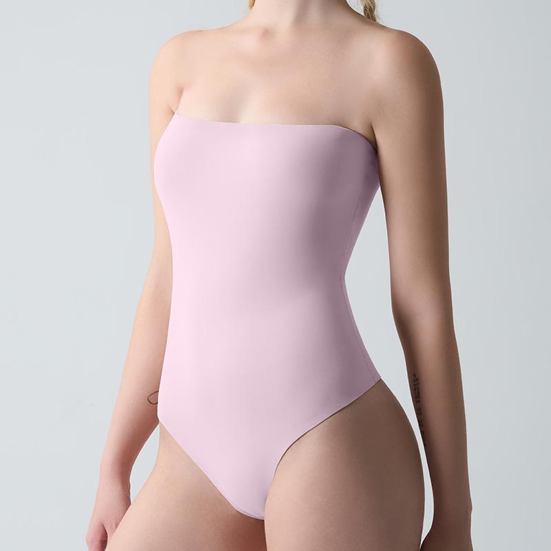 Slimming Nude Cami Bodysuit with Detachable Straps and Breathable Tummy Control.