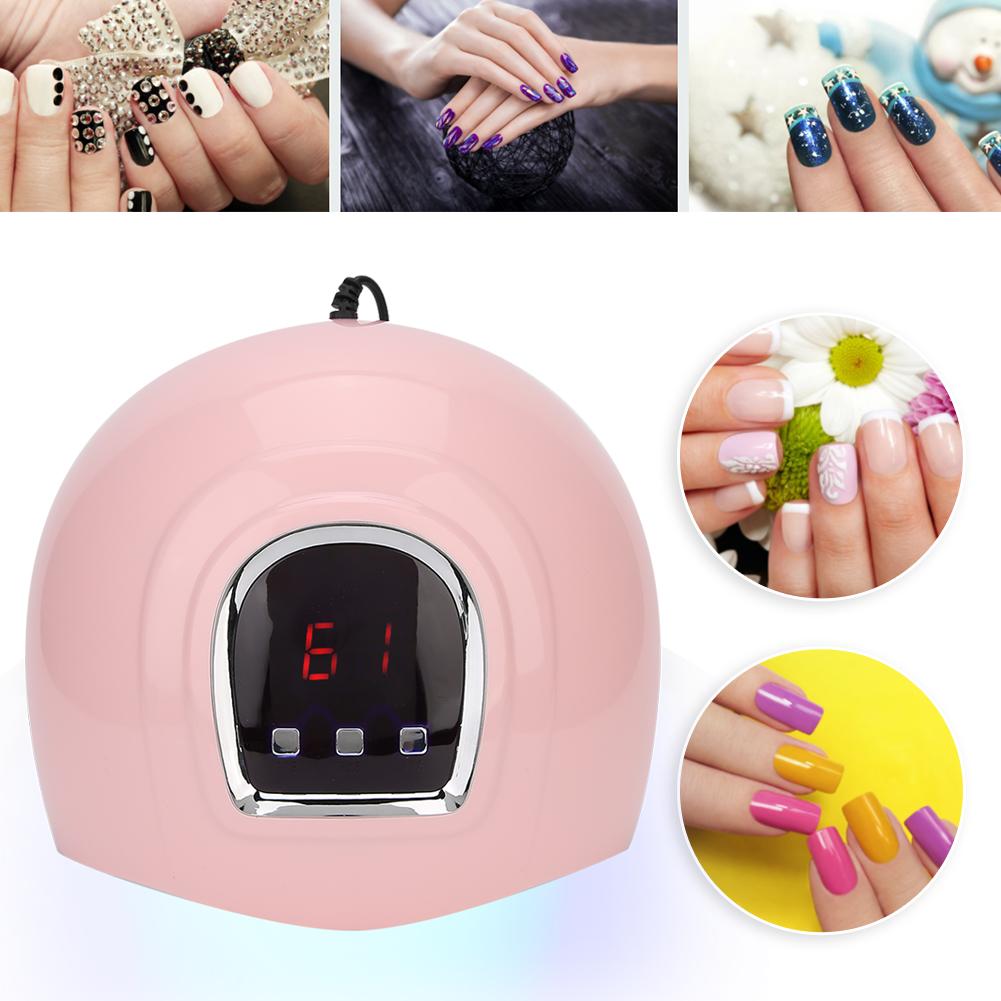 54W USB Intelligent LED UV Gel Lamp Curing Machine Nail Polish Dryer Manicure ToolNail Dryer