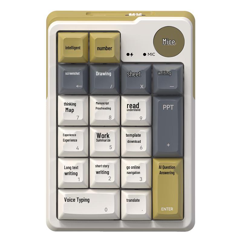 

Mimouse MK17 AI Wireless Tri-Mode Mechanical Keyboard
