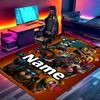 Custom Name Personalized Five Nights at Freddy's Print Carpet, Versatile Home Decor Rug, for Playroom, Apartment, Balcony, Entryway, Hallway Gift