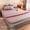 Bed Pillowcase Three-piece Non-slip Fixed Bed Cover Thickened Cotton Breathable Dust-proof Cover Mengsi Protective Cover Double Bed Set