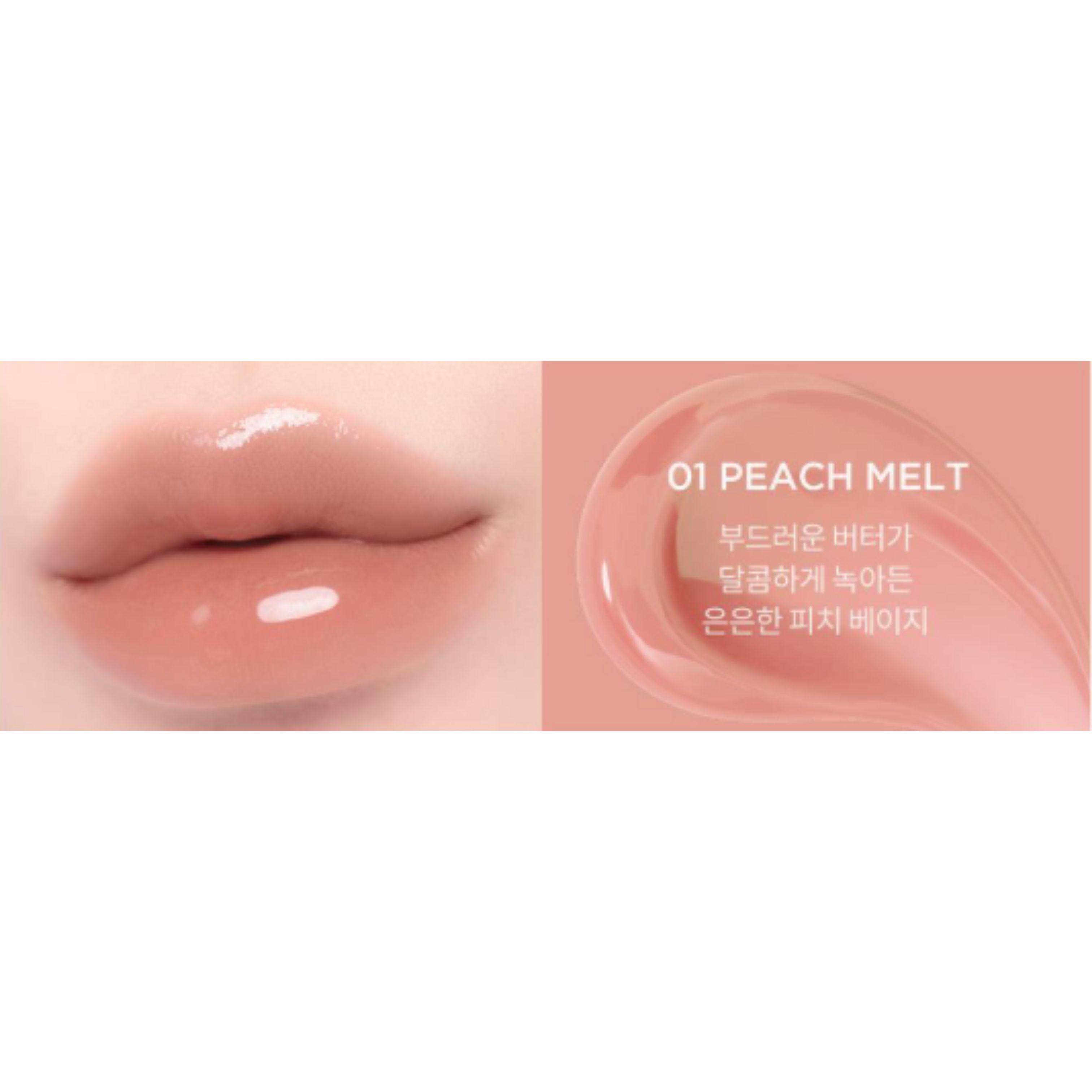 TIRTIR Glow Pop Tinted Lip Oil 4.3g 01 PEACH MELT