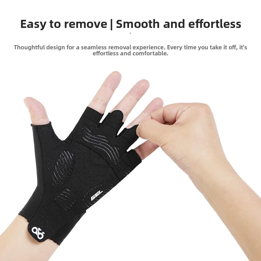 Breathable Half-finger Bicycle Gloves Anti-slip Biking Gloves New Cycling Gloves Fitness