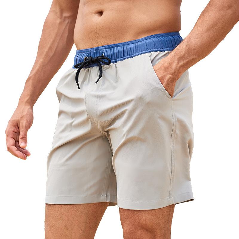 GD summer new men's shorts fashion vacation pants men's four corners milk silk lining
