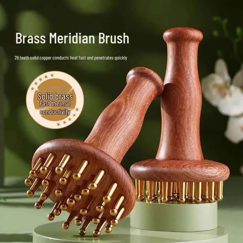 Brass Meridian Massage Scraper