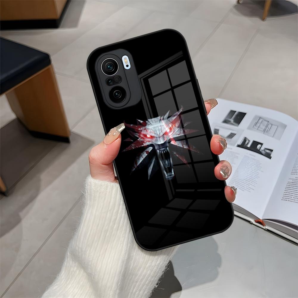 Phone Case Glass For Xiaomi 15 14 12 Lite 13 Pro 11t Lite POCO M5 X6 M6 X5 X3 NFC F5 F6 Pro Cover The W-Witcher Wiedzmin
