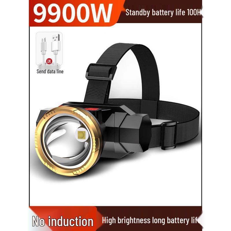 

Rechargeable Super Bright Headlamp with Long-lasting Battery for Night Fishing and Mining