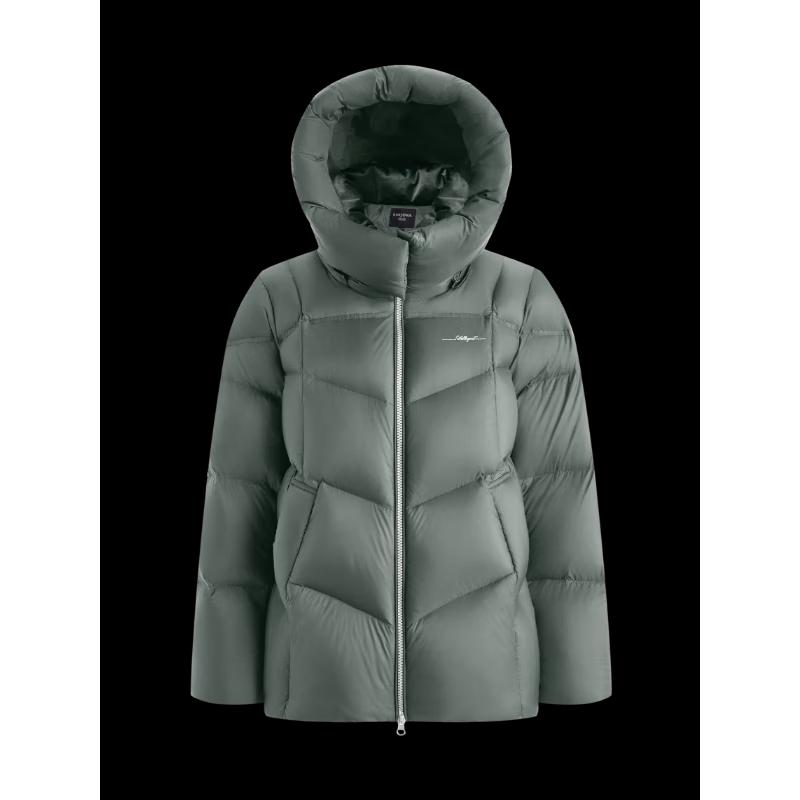 Women's Short Detachable Hood Puffer Down Jacket