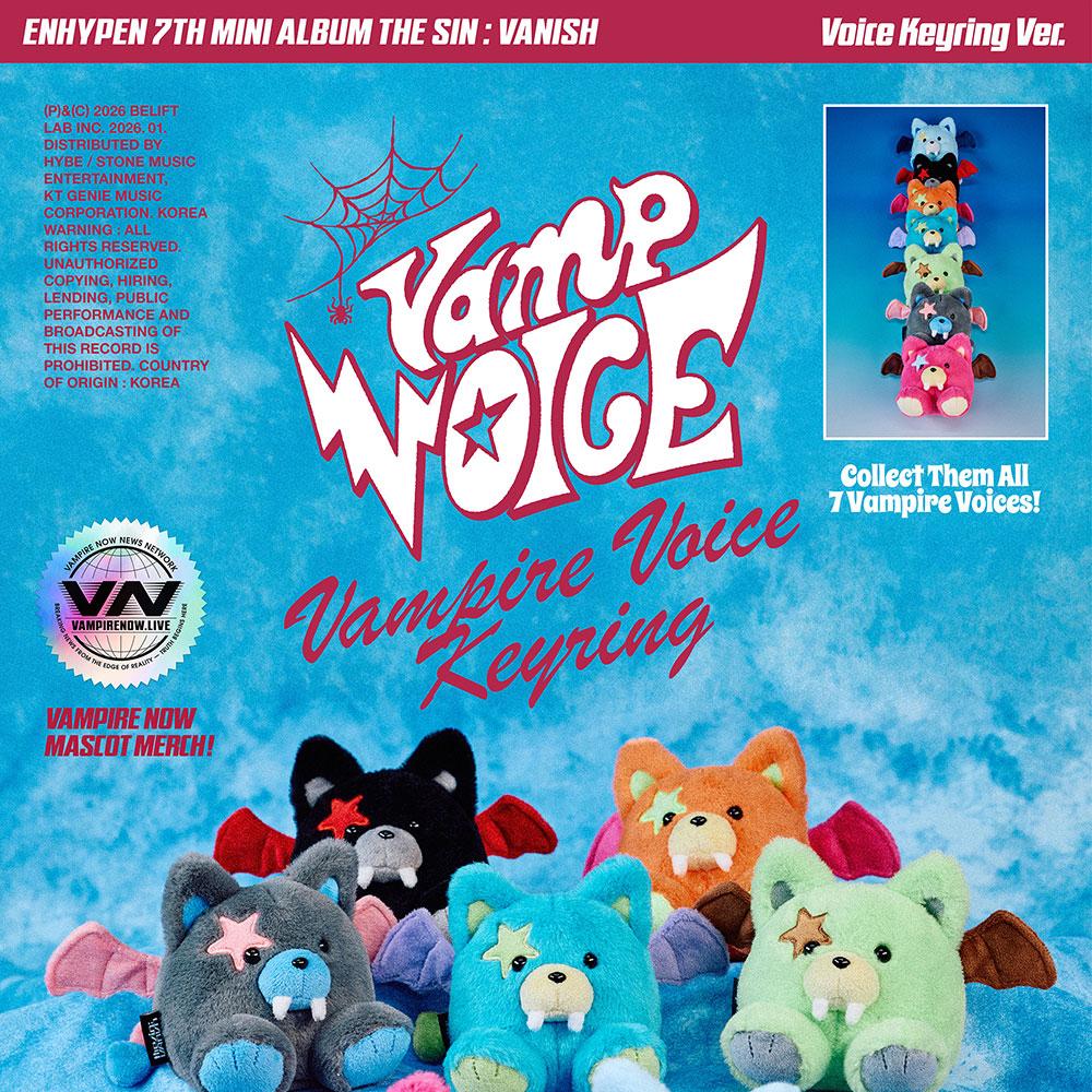 ENHYPEN [DIE SÜNDE] : [VANISH] 7. Mini-Album (Sprachschlüsselanhänger-Version)