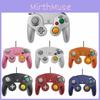 Controle Gamecube Ngc Gamepad Com Fio Em Design Elegante Preto e Branco Para Entusiastas de Jogos