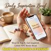 12mm NFC Smart Beads ICODE SLIX Chip Programmable Tag Tap To Share VCard URL WiFi Rewritable for DIY Jewelry Bracelet Necklace 1