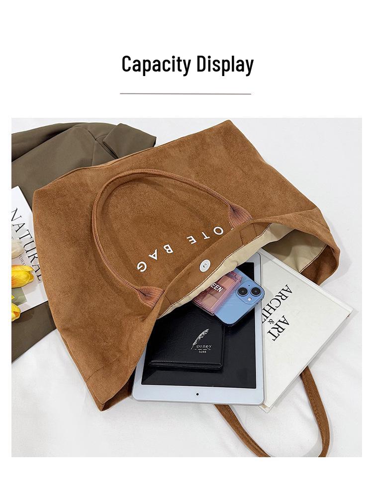 Versatile Women's Fashion Tote: 2025 Large Capacity Casual Handbag