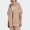 adidas X Stella McCartney Solid Color Hooded Casual Sweatshirt Women Light Pink H59289