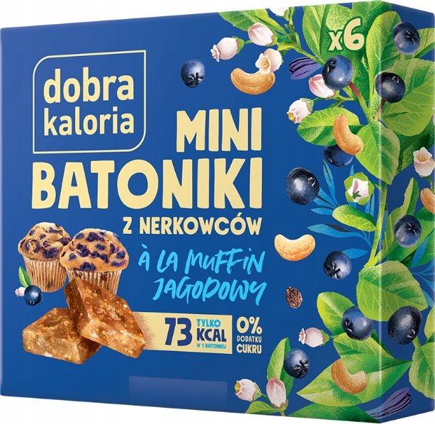 Dobra Kaloria mini bar di anacardi a la muffin ai mirtilli 102 g