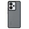 For Realme 15 Pro 5G/15 5G Case Skin-Touch TPU + PC Matte Phone Back Cover, Transparent Black