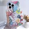 Summer Ocean Turtle Pattern Transparent TPU Phone Case For  Redmi Note 12 4G 11 13 Pro Plus 5G 11S 12S 10S Airbag Cover