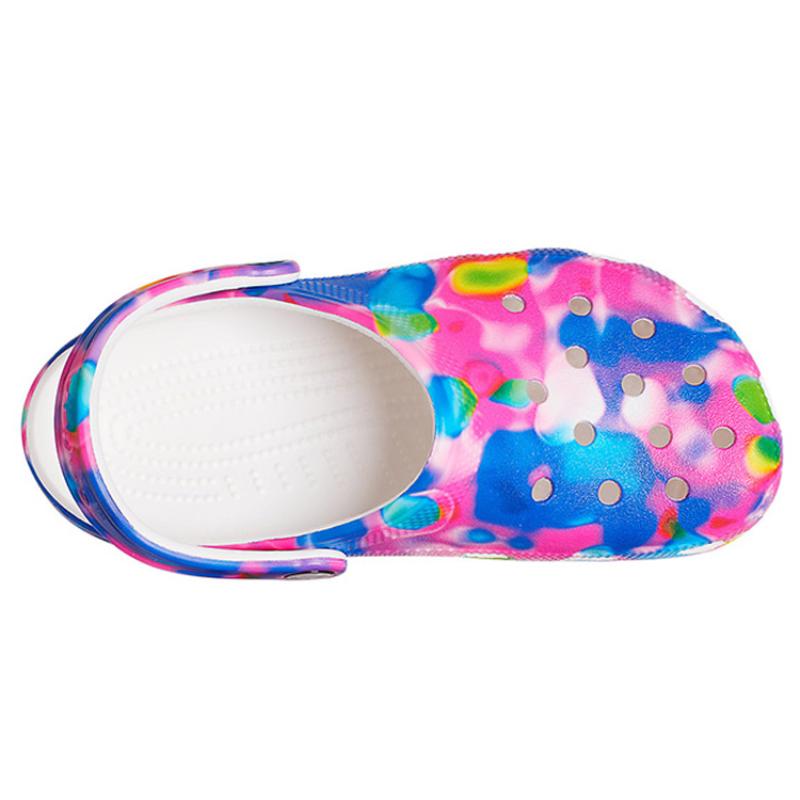 Crocs Classic Clogs Beach Sandals Unisex Blue Pink