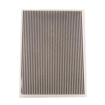 24TE Stripe Embossing Folder Template for Gift Scrapbooking Photo Album Card Paper