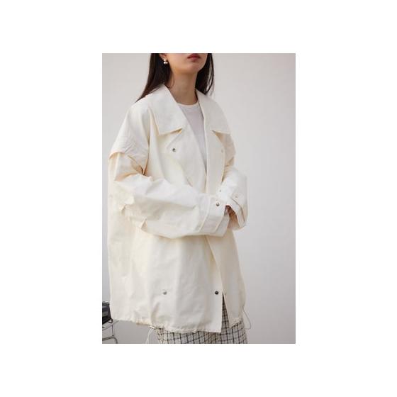 2WAY military middle coat IVOY3