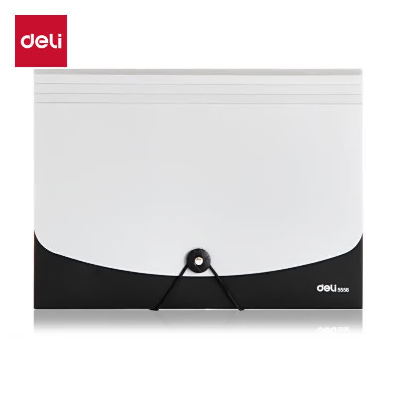 Deli 5558 Accordion File Bag чёрный