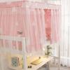 Nordic Minimalist Under-Bed and Upper Bunk Blackout Curtains - Girlish Style for Female Student Dormitories.