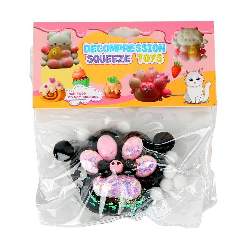 

Мила плюшева котяча лапка, іграшка для розваг, що стискається, надзвичайно м яка та липка текстура, іграшка для зняття стресу