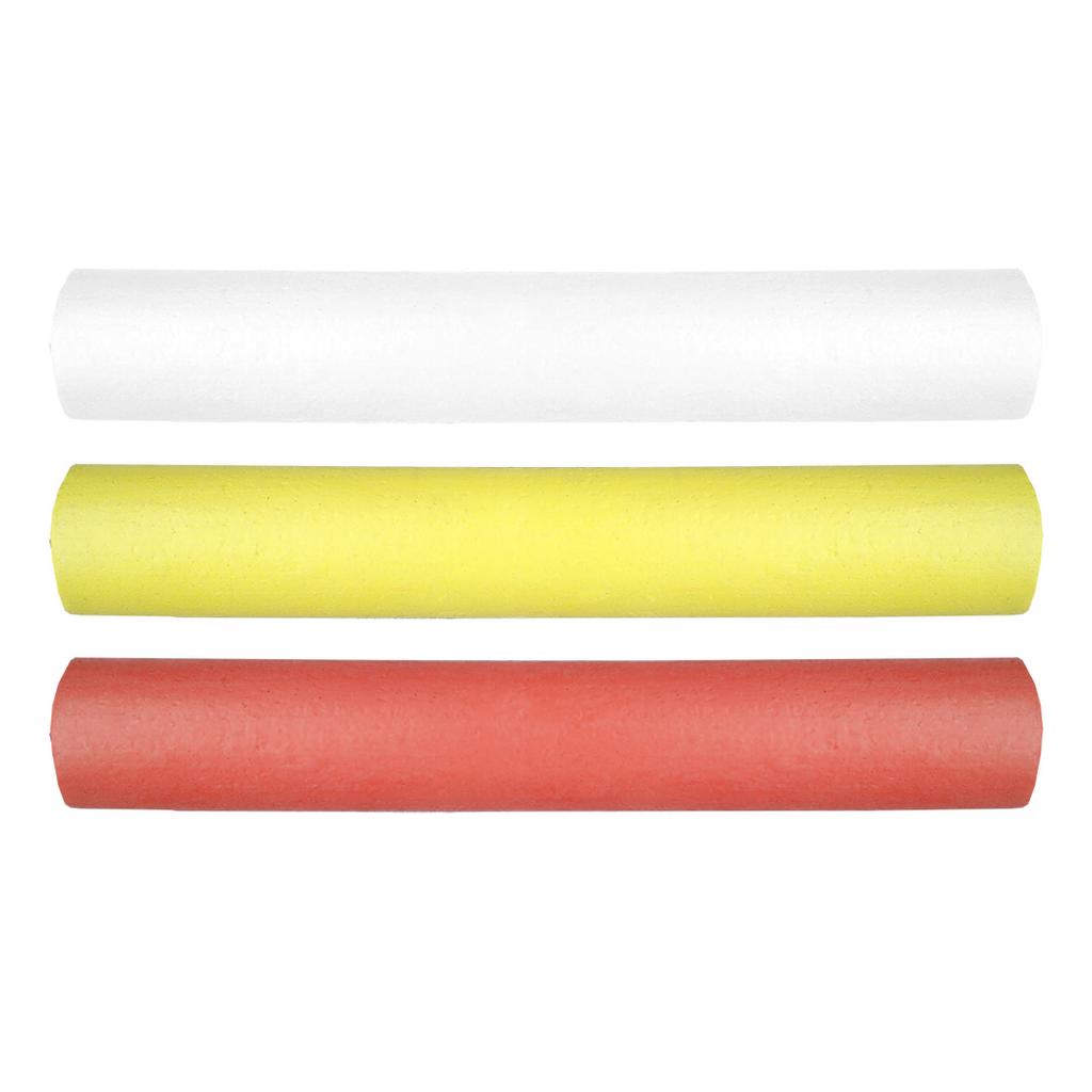 Technical Chalk White, Yellow and Red (oil), 13 X 85 Mm, 3 Pcs.