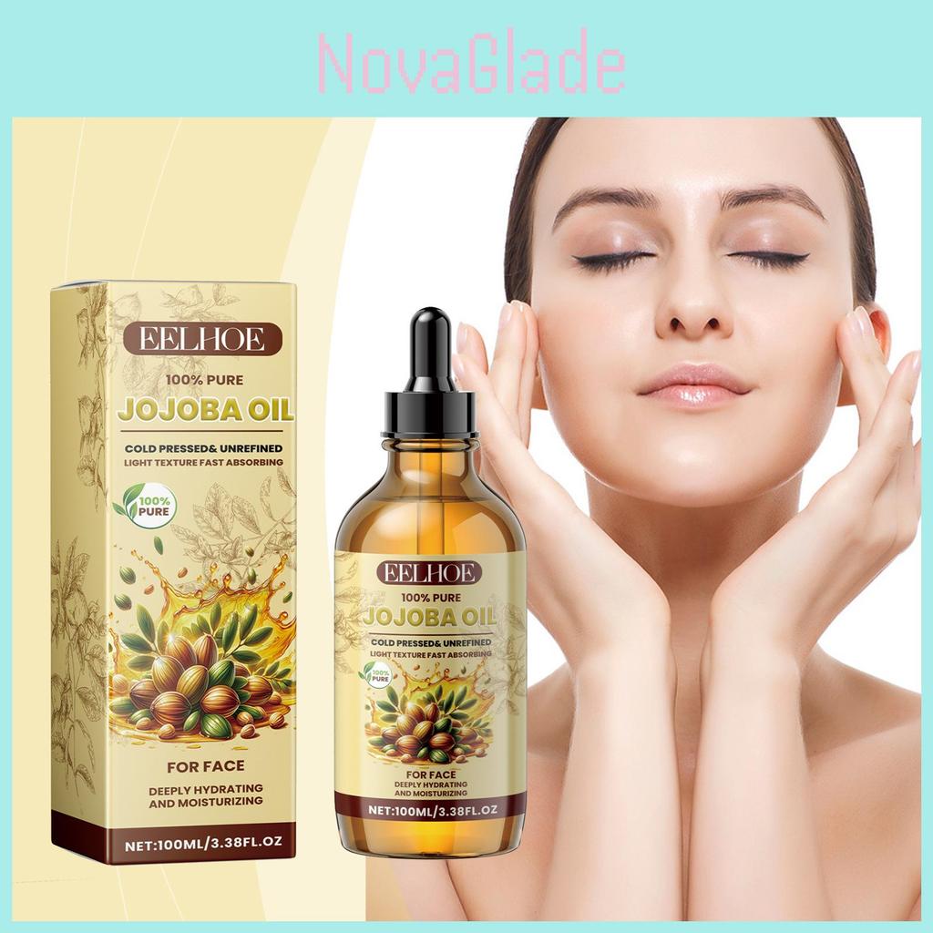 Eelhoe Jojoba Oil Facial Moisturizing Serum For Deep Hydration And Radiance Boosting