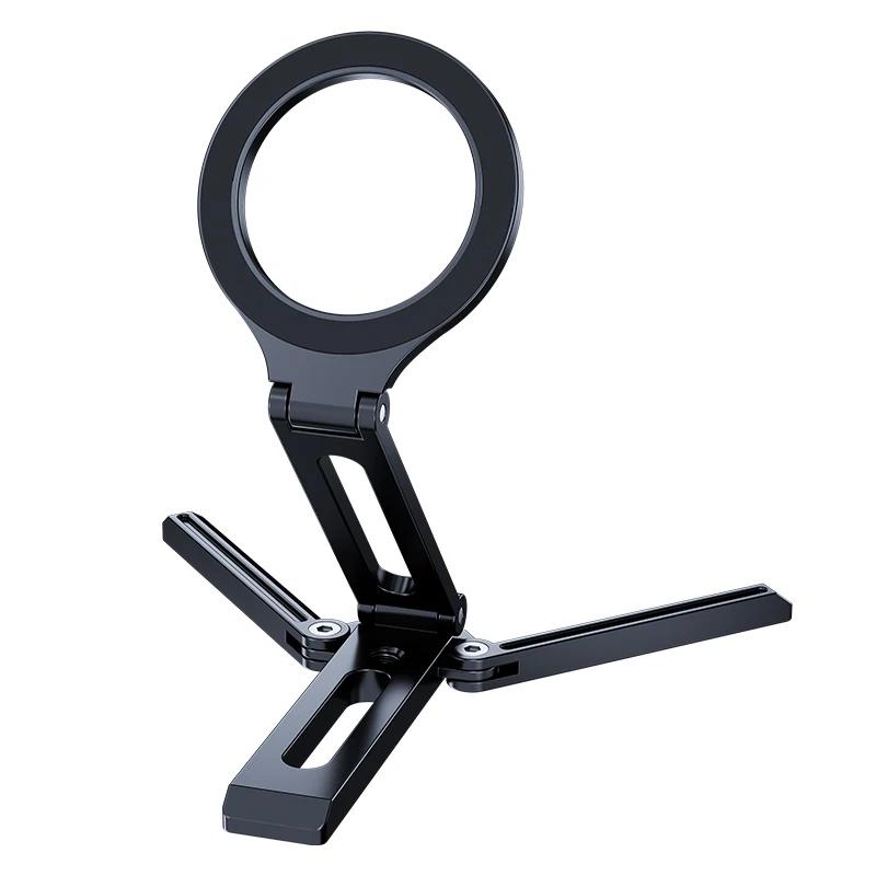 

Складной Магнитный Держатель для Телефона Настольный Ленивый Штатив Подставка для Мобильного Телефона Для Magsafe iPhone 16 15 14 13 12 Pro Max Кронштейн для Смартфона