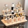 2/3/4 Layers Display Riser Stand Wooden Shelf For Perfume Organizer Perfume Display Shelf Figure Display Case Dolls Storage Rack