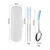 Wutuo Portable Chopsticks and Spoon Set for Kids