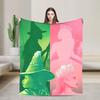 Wicked 2 Musical Movie Glinda Poster Soft Warm Blanket Plush Throw Blanket Novelty Home Decor Flannel Bedspread Sofa Bed Cover