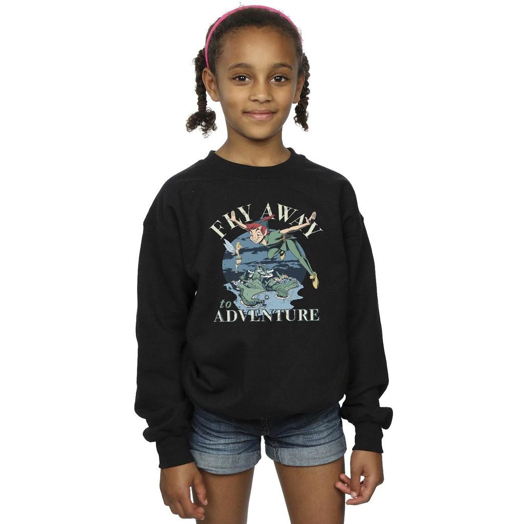 Disney Girls Peter Pan Fly Away To Adventure Sweatshirt