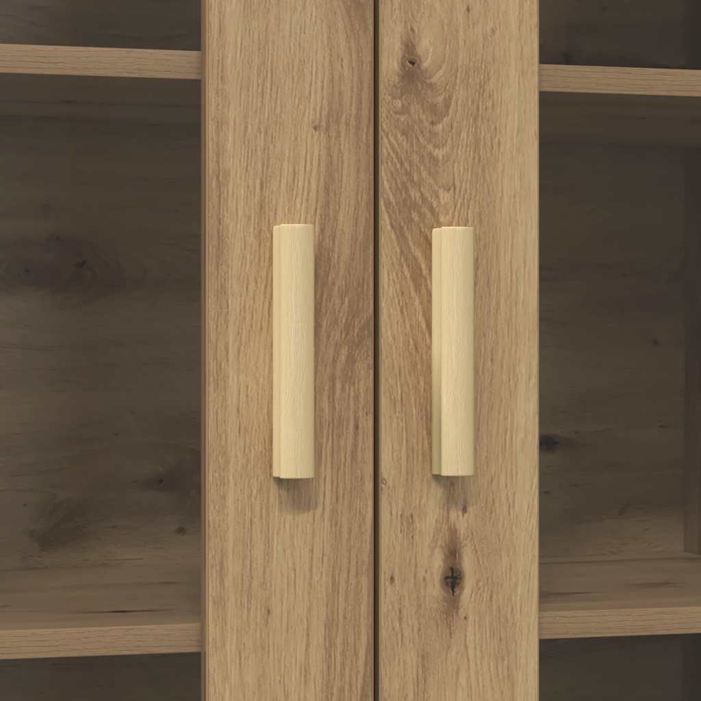 Artisan Oak Wall Mounted Cabinet 69.5 x 34 x 90 cm