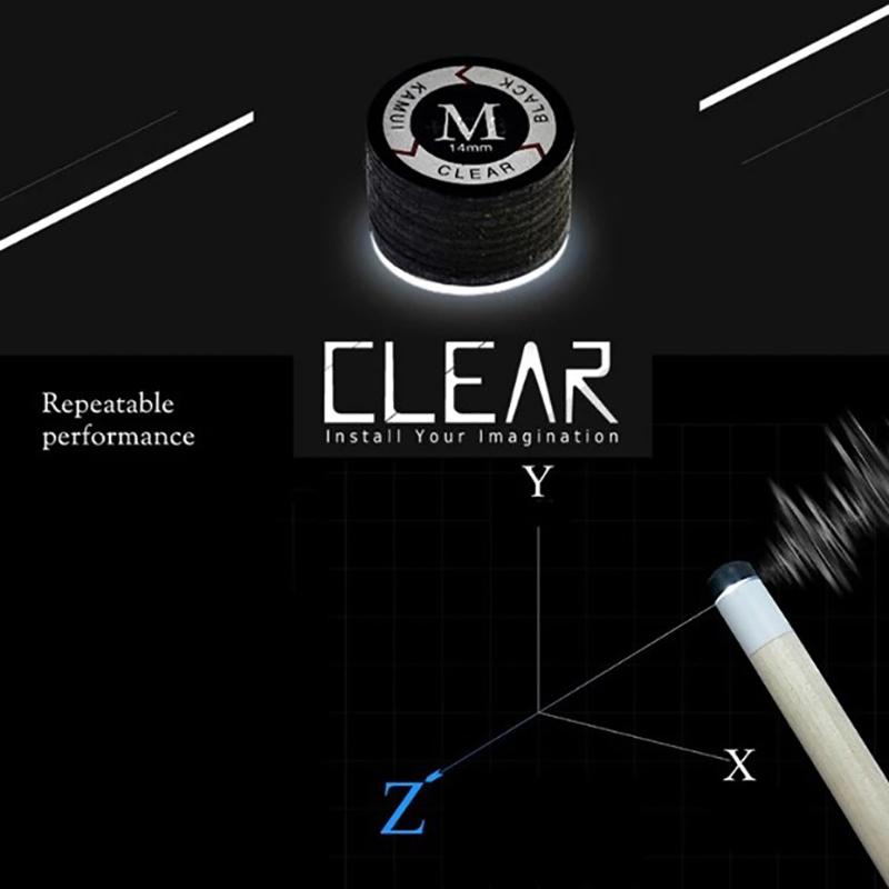 Kamui Tips 11/14Mm Japonské Kulečníkové Karambolové Poolové Špičky Kulečníkové Tágo Špičky H M S Hm Ss Tvrdost Snookerové Kulečníkové Příslušenství