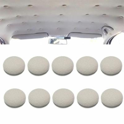 60 Pcs Car Roof Fasteners Roof Cloth Fall Off Repair Buckle Roof Cloth Drooping Fixed Buckle Car Interior Ceiling Flannel