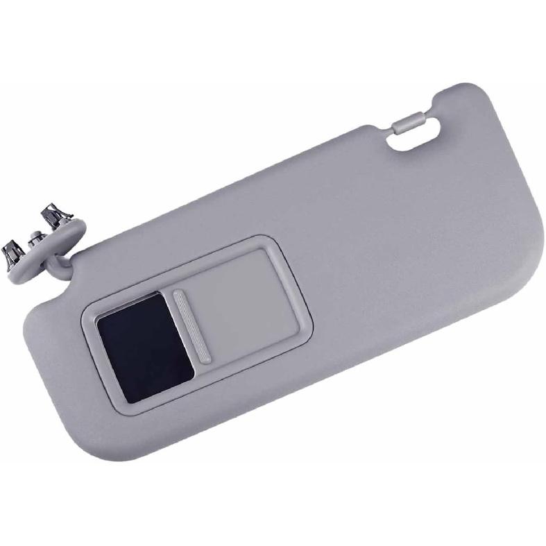 

Sun Visor Driver Side Compatible with Toyota Yaris 2007-2011, Front Left, with Makeup Mirror, 74320-52810-B0,7432052810B0 Gray(Right) Right