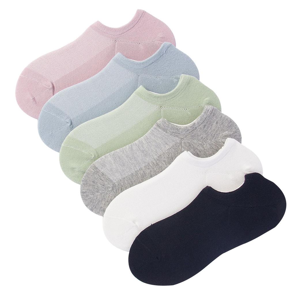 Sock Children's Summer Pure Cotton Thin Mesh Short Socks, Breathable, Odor-resistant, Sweat-absorbent, Shallow-cut Boat-shaped Socks